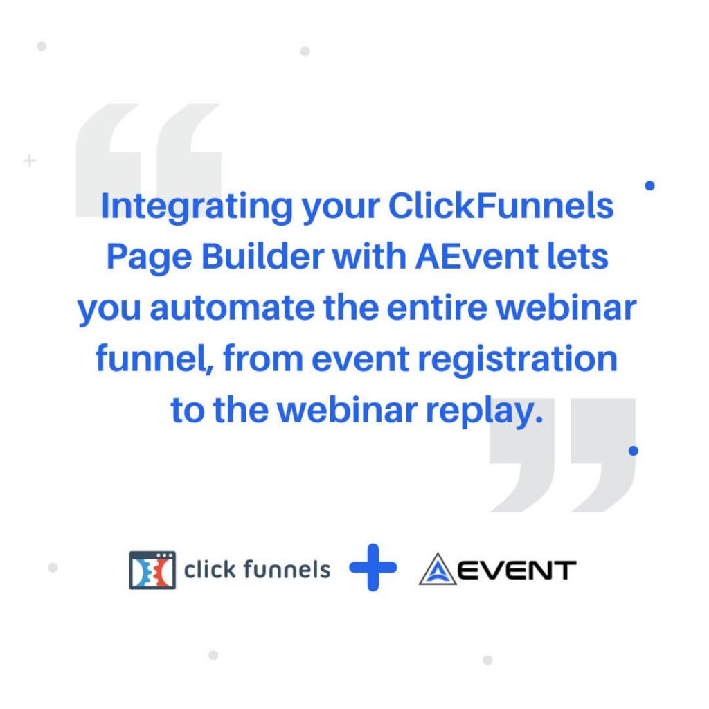 Integrate ClickFunnels Page Builder with AEvent for Better Conversion Rates