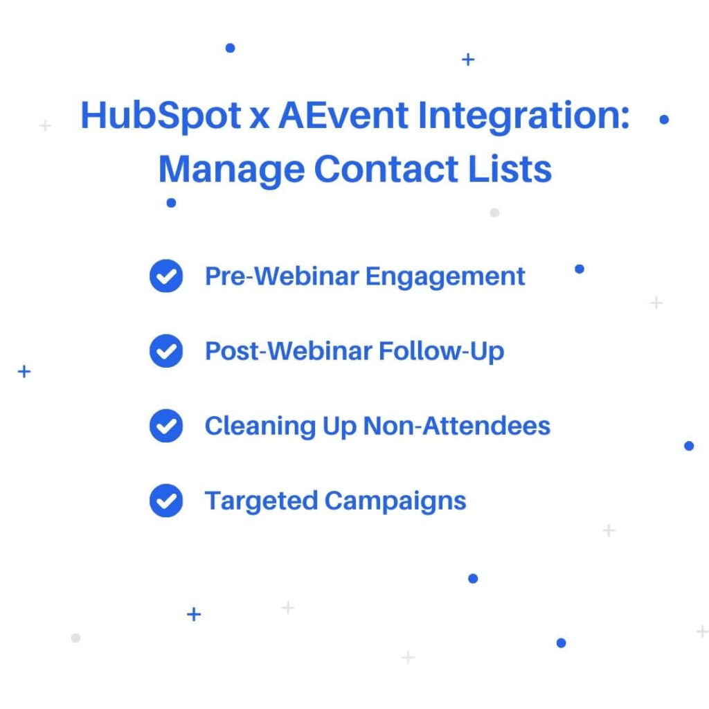 hubspot-x-aevent-integration-manage-contact-lists